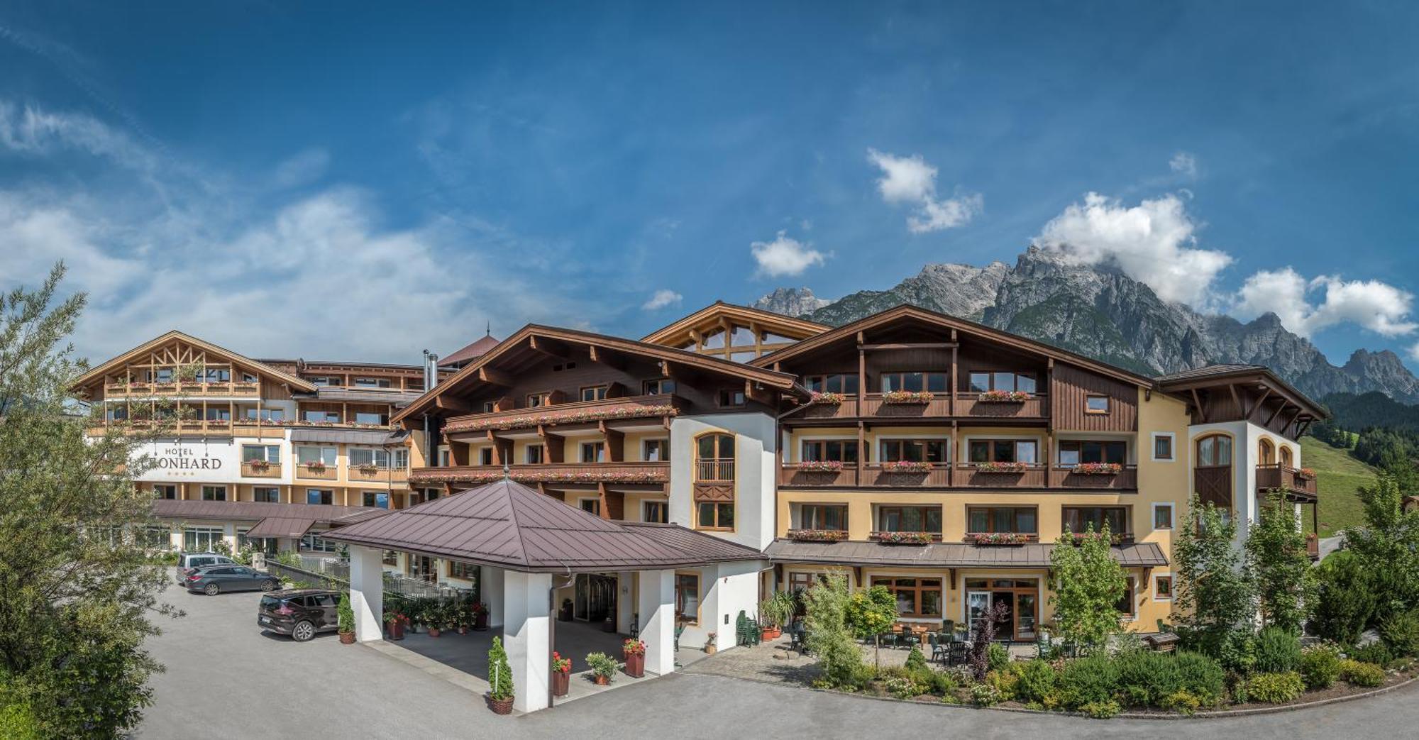Hotel Leonhard Leogang Exteriér fotografie